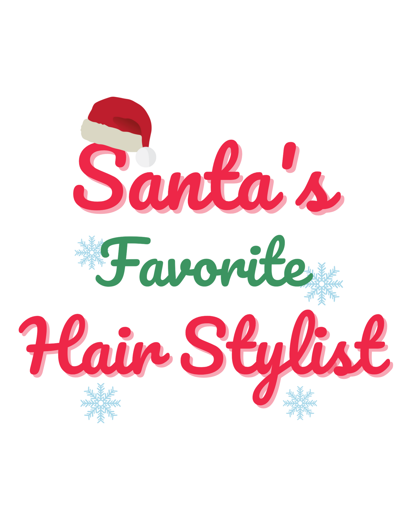 Santa's favorite hair stylist 