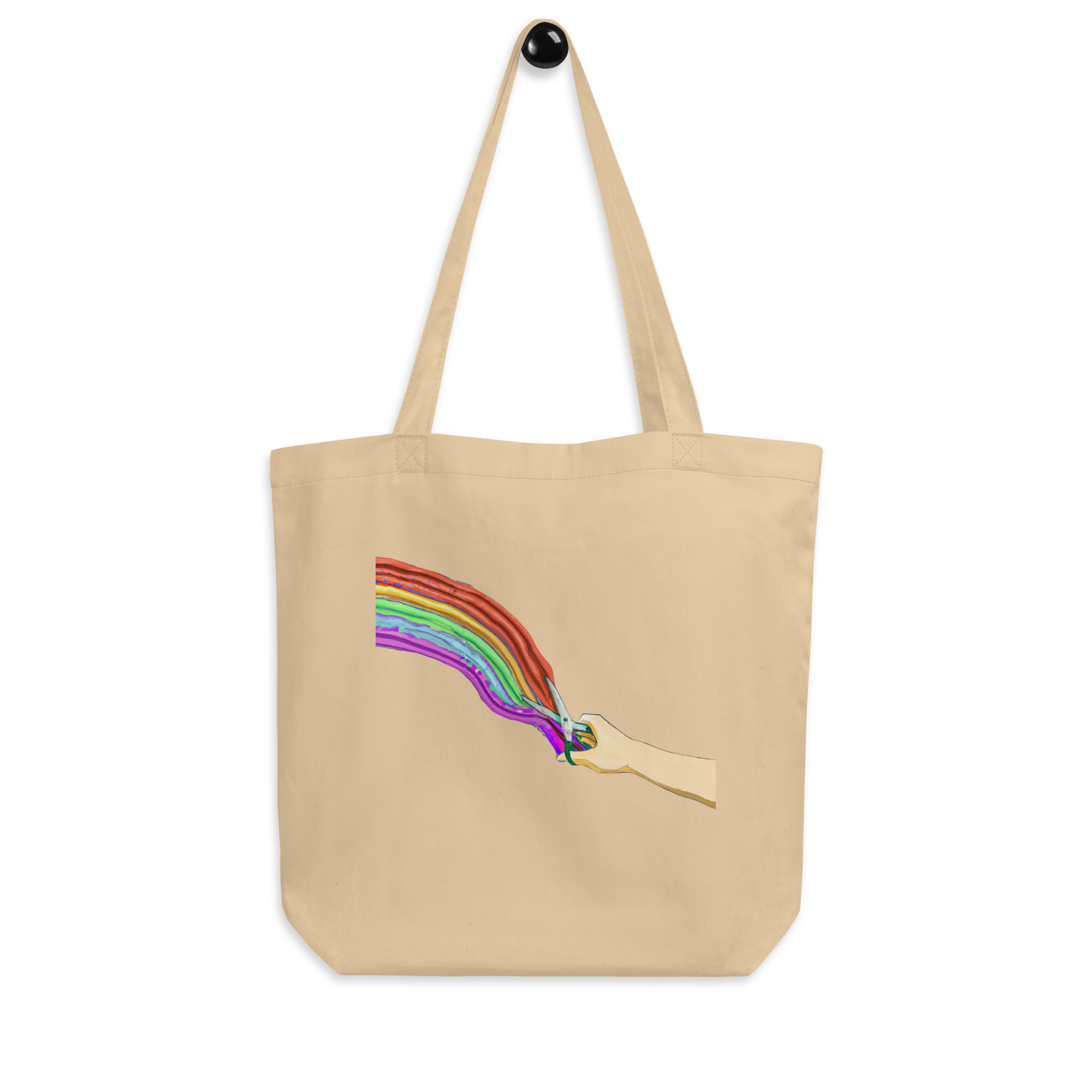 Proud Stylist Rainbow Shears Eco Tote Bag