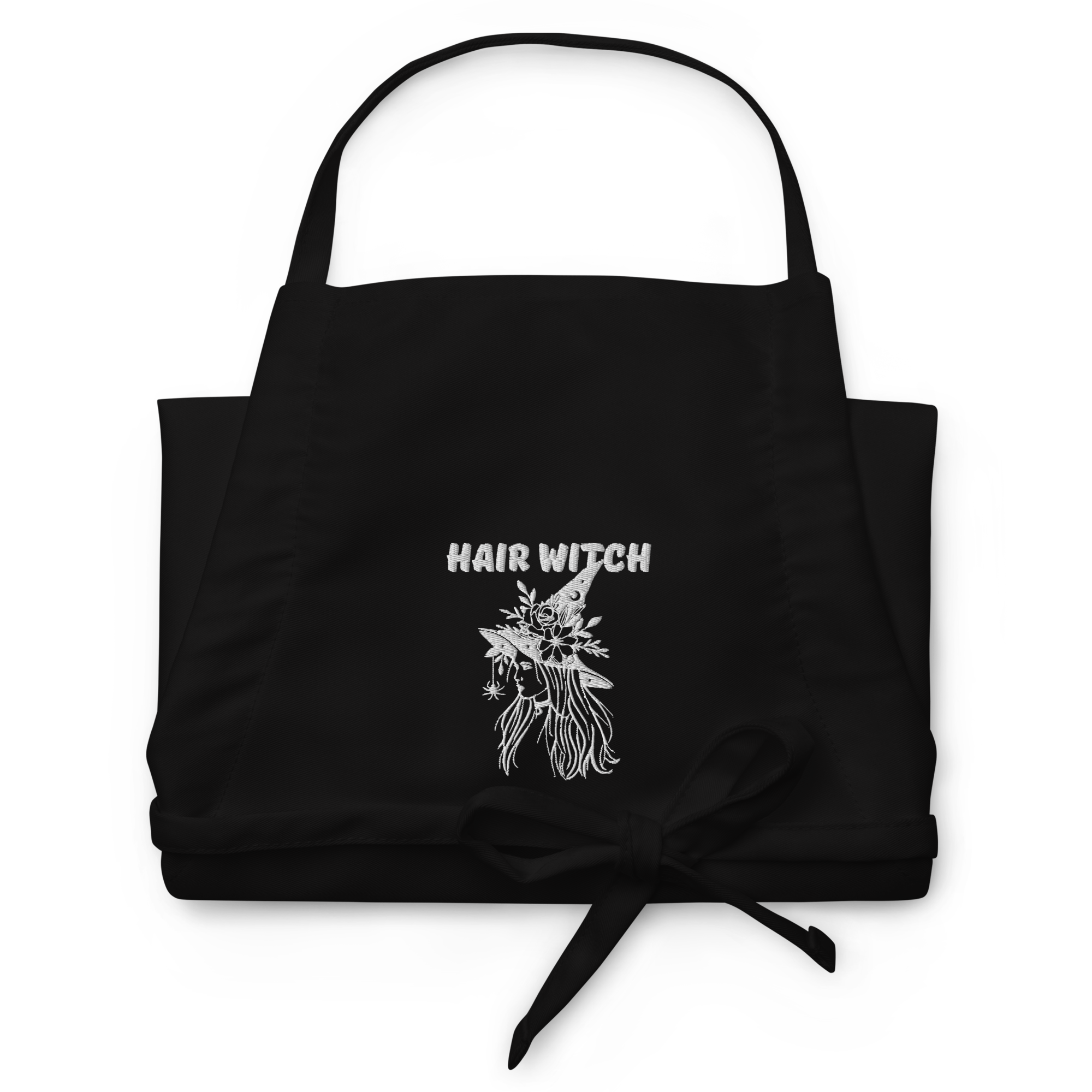 Hair Witch Embroidered Stylist Apron