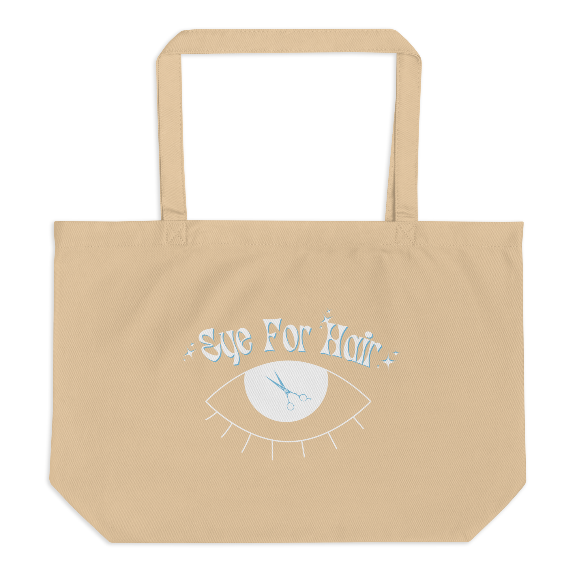 Eye For Hair Large Organic Tote Bag