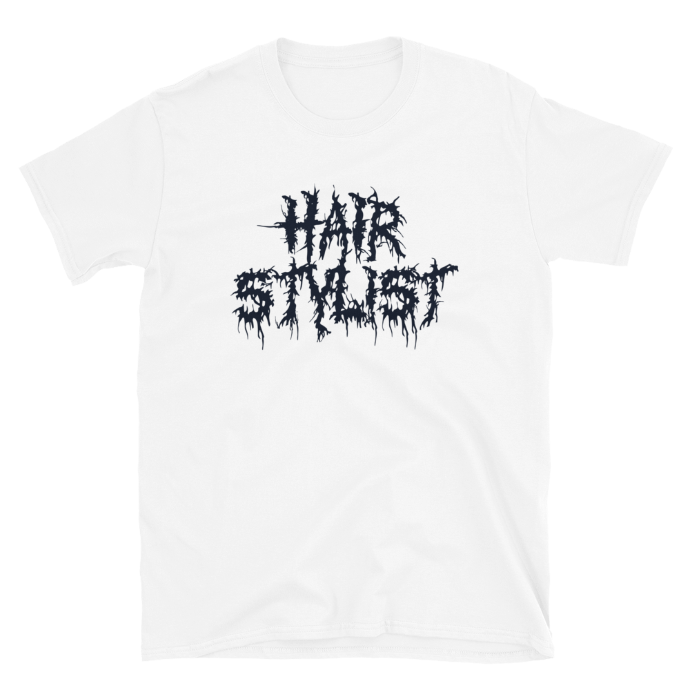 Hair Stylist Lightning Font Unisex Hairstylist T-Shirt