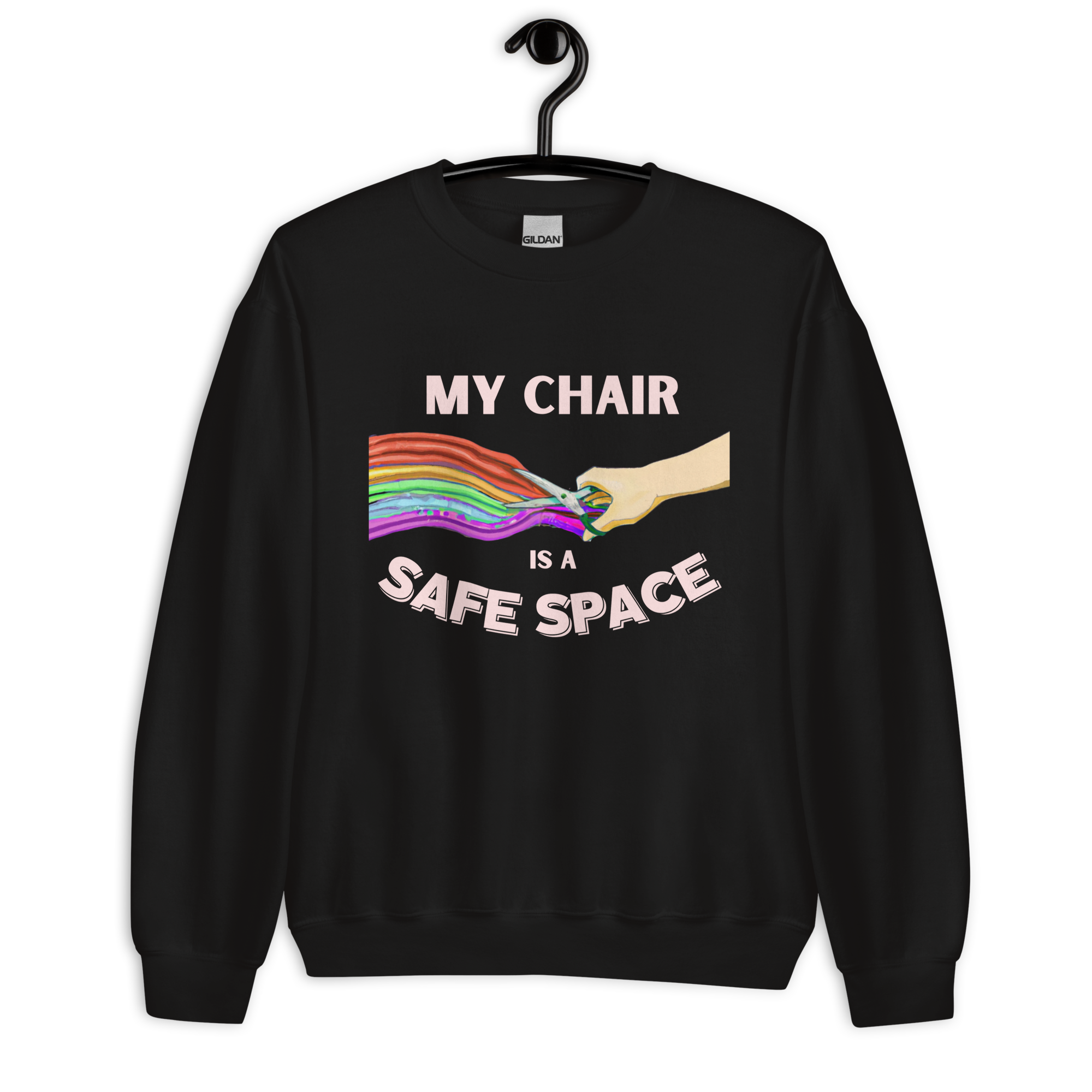 My Chair Is A Safe Space Unisex Crewneck Sweatshirt