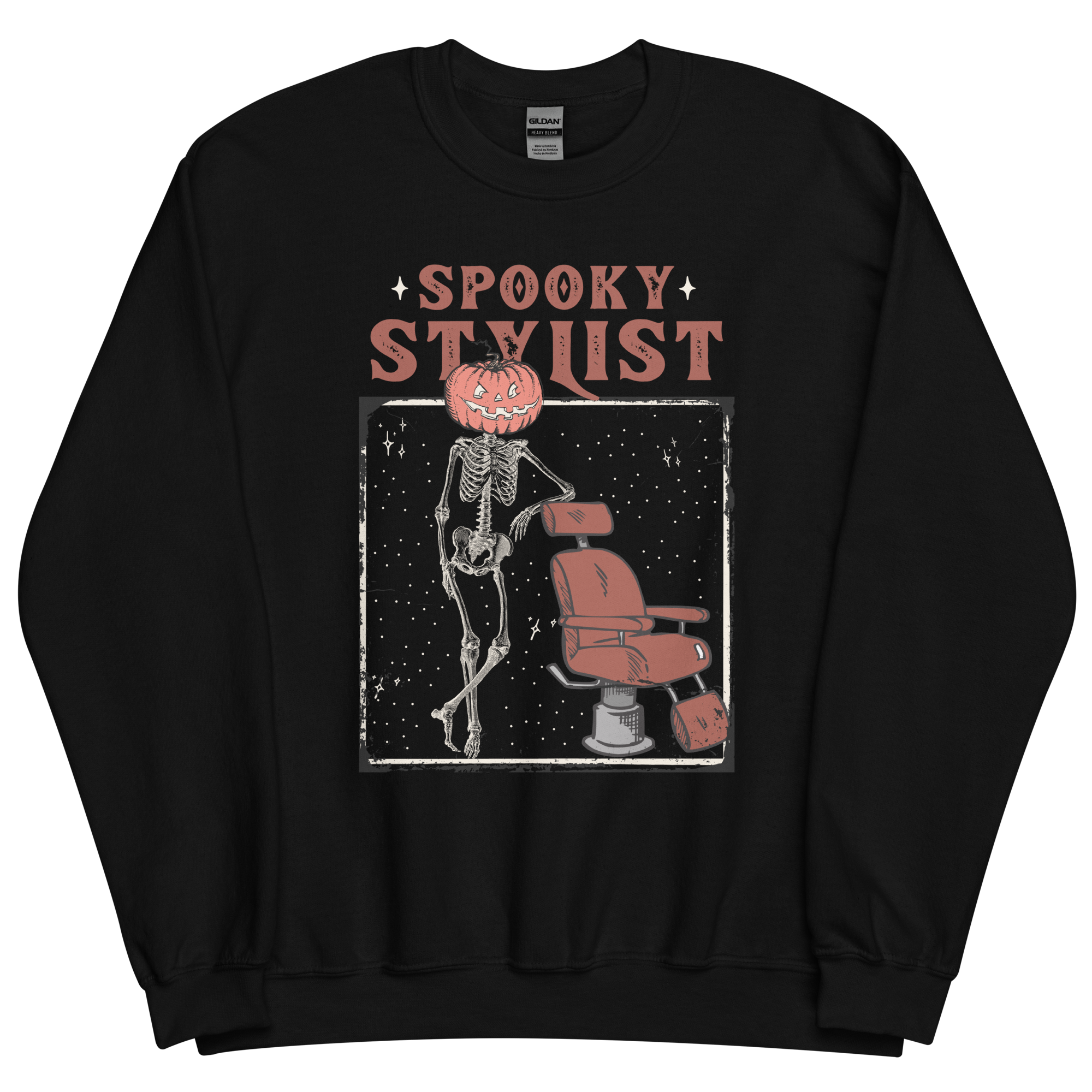 Spooky Stylist Textured Unisex Crewneck Sweatshirt