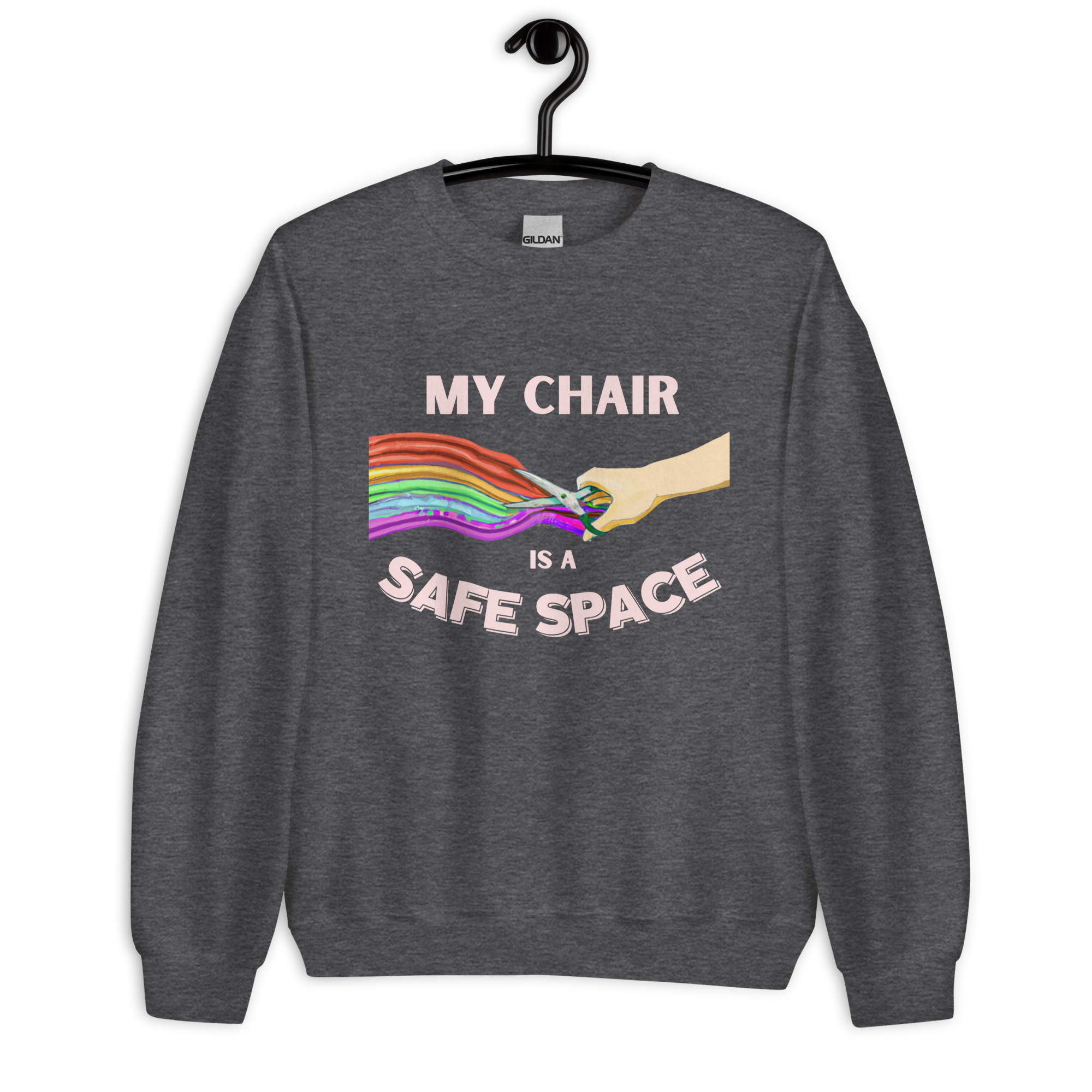 My Chair Is A Safe Space Unisex Crewneck Sweatshirt