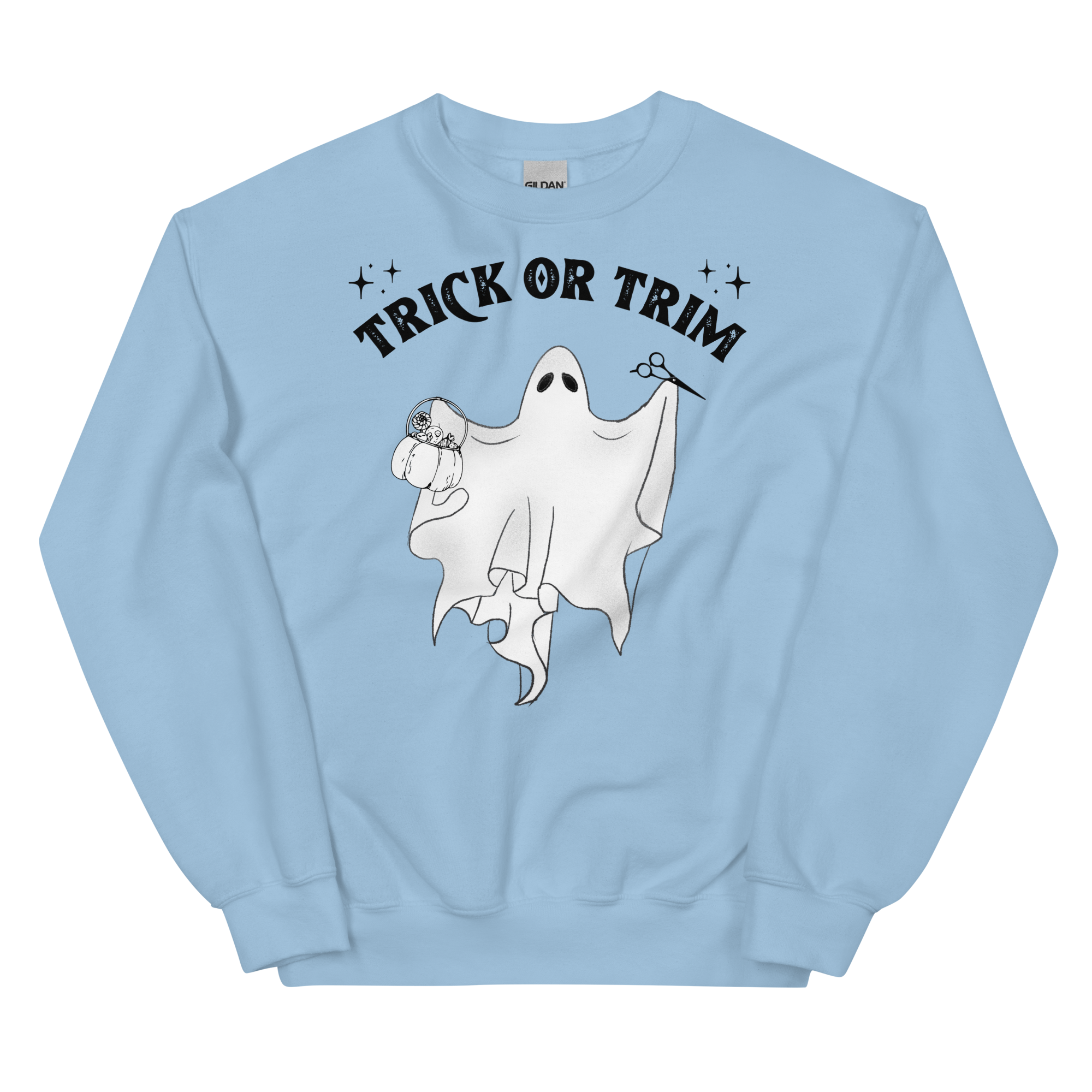 Trick or Trim Unisex Stylist Crewneck Sweatshirt
