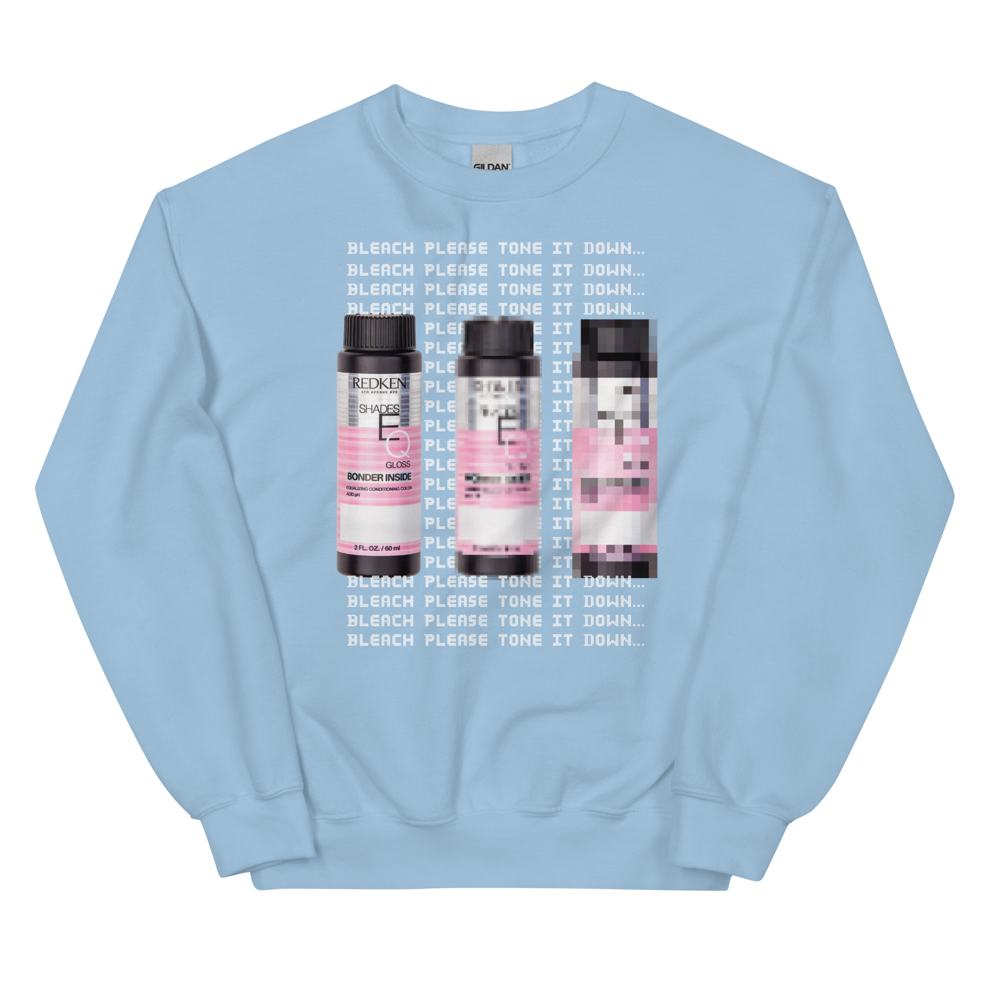 Bleach Please Tone It Down Unisex Crewneck Sweatshirt