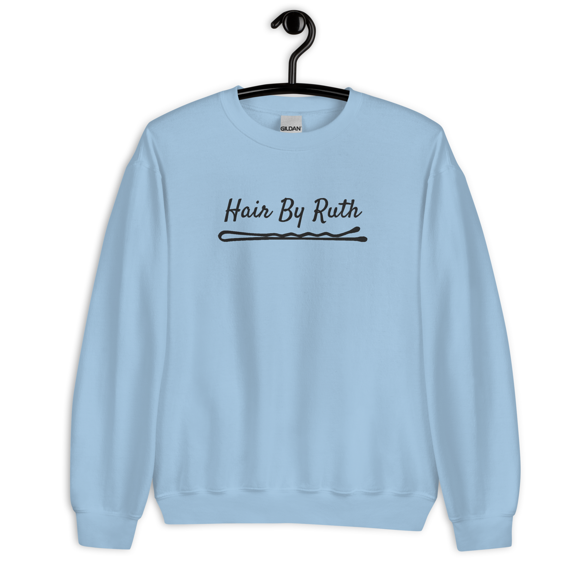 Customizable Embroidered Monogram Stylist Unisex Crewneck Sweatshirt - Custom