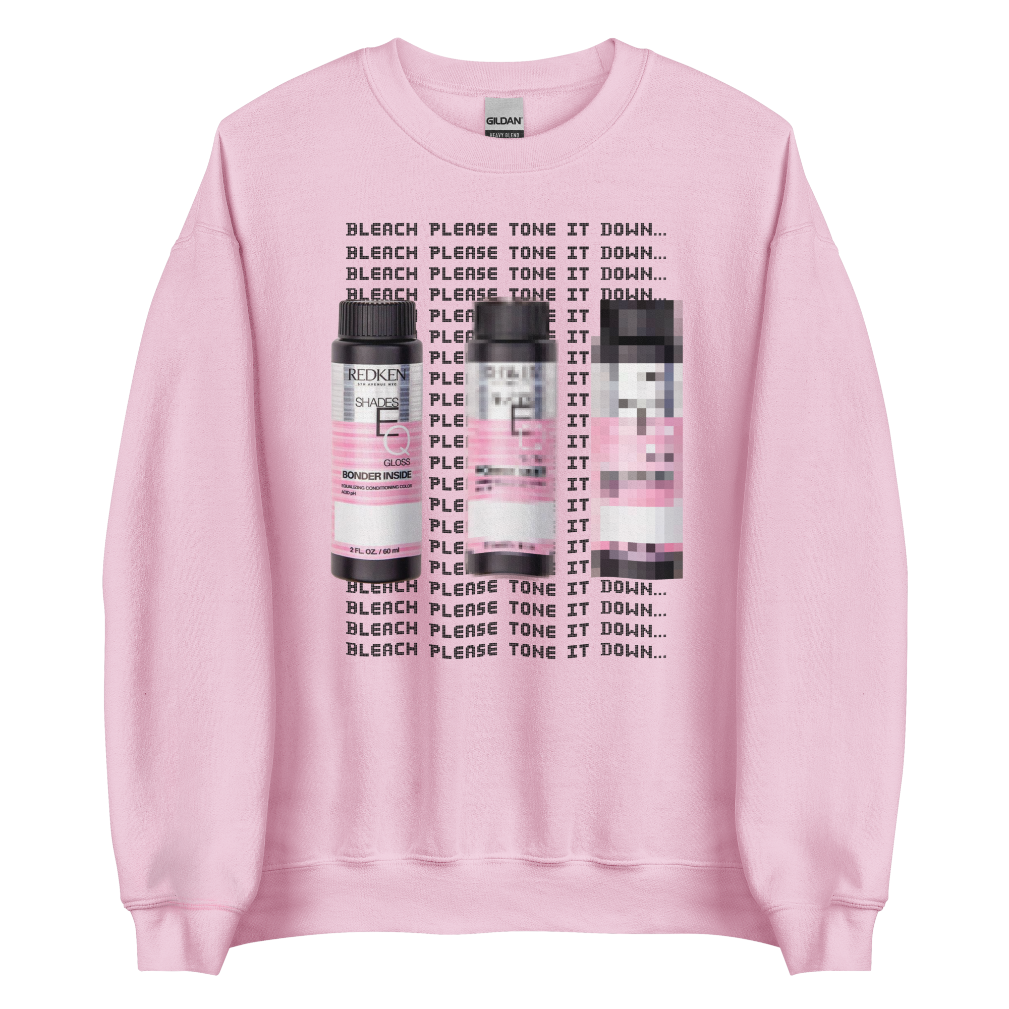 Bleach Please Tone It Down Unisex Crewneck Sweatshirt