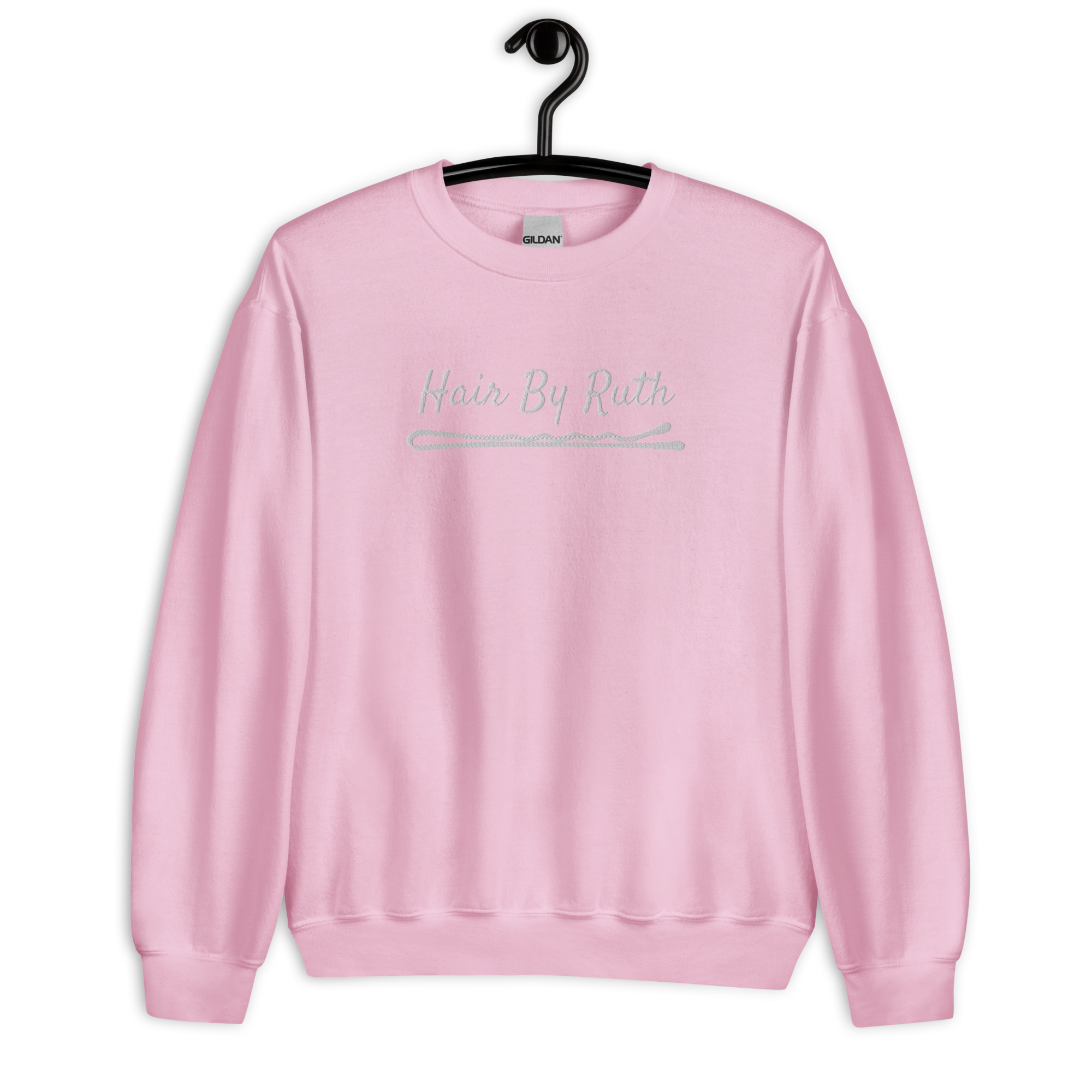 Customizable Embroidered Monogram Stylist Unisex Crewneck Sweatshirt - Custom