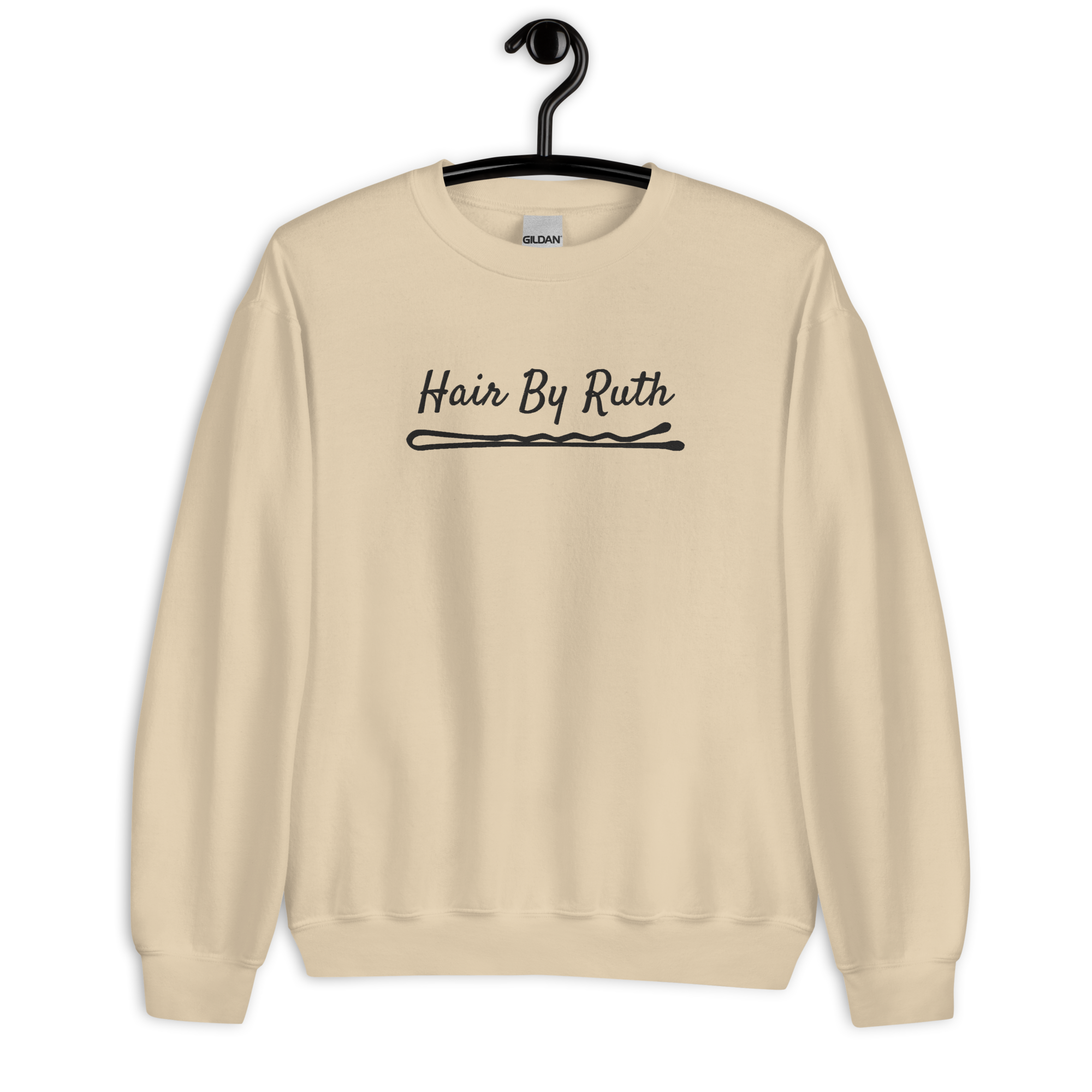 Customizable Embroidered Monogram Stylist Unisex Crewneck Sweatshirt - Custom