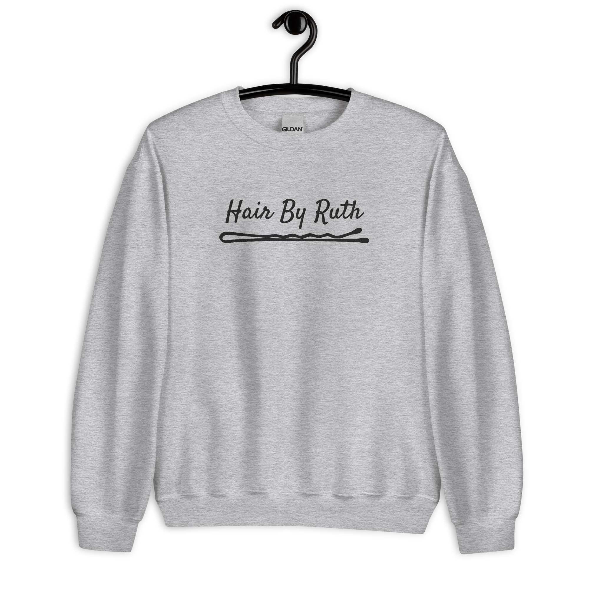 Customizable Embroidered Monogram Stylist Unisex Crewneck Sweatshirt - Custom