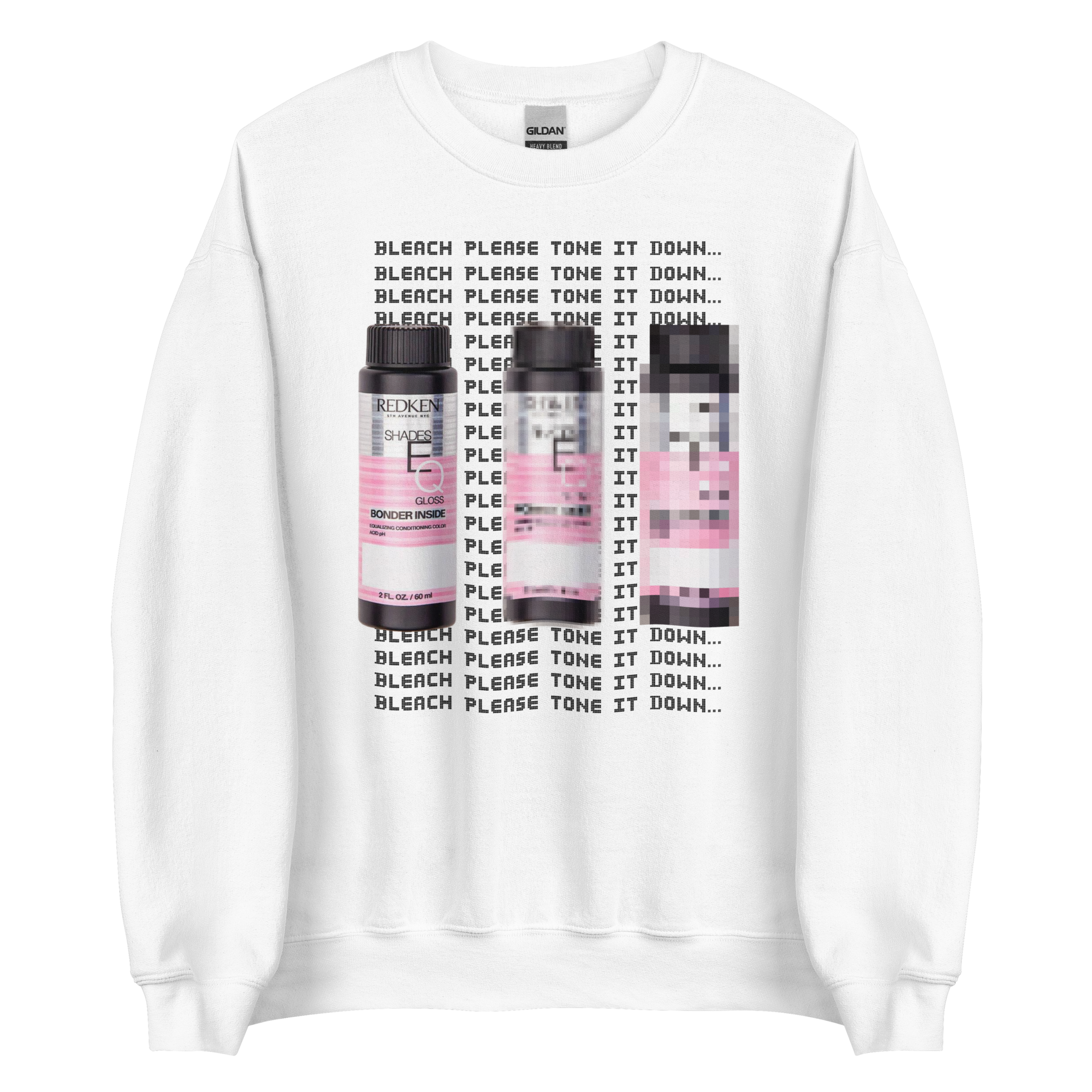 Bleach Please Tone It Down Unisex Crewneck Sweatshirt