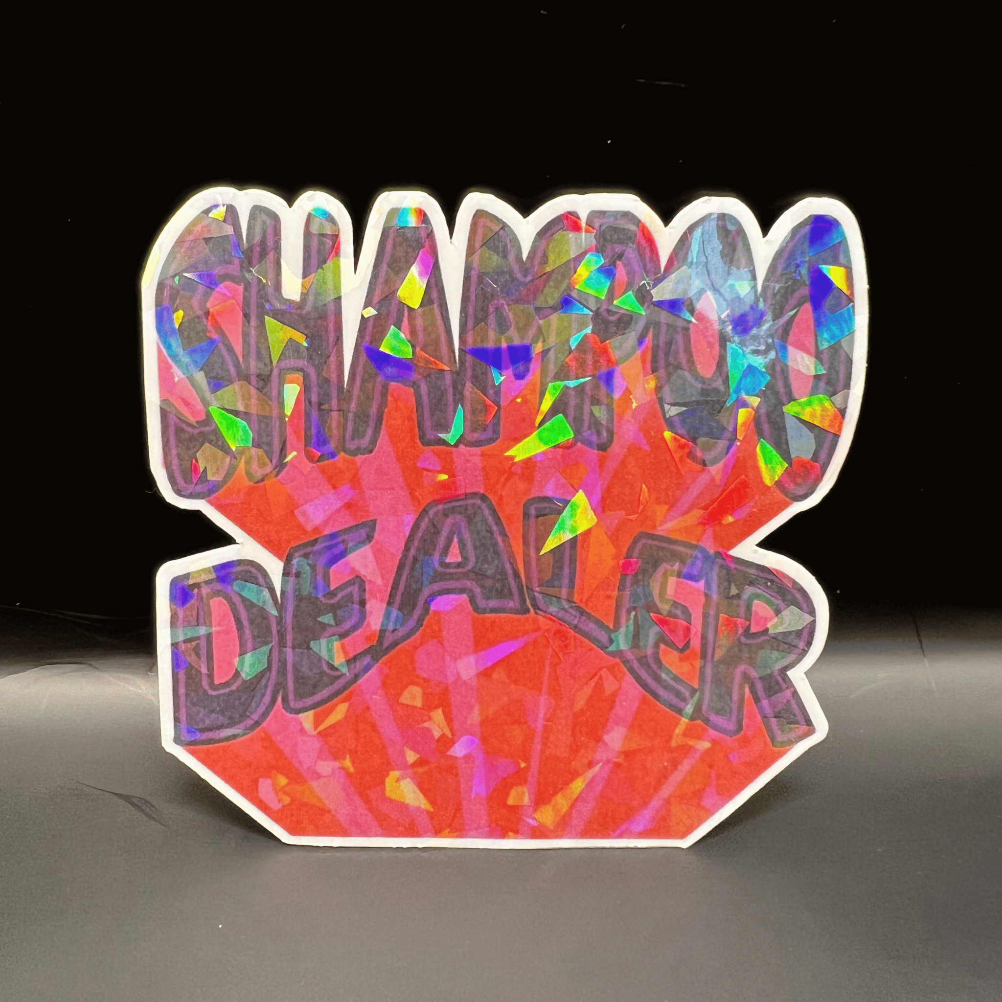 Shampoo Dealer Rainbow Prism Sticker