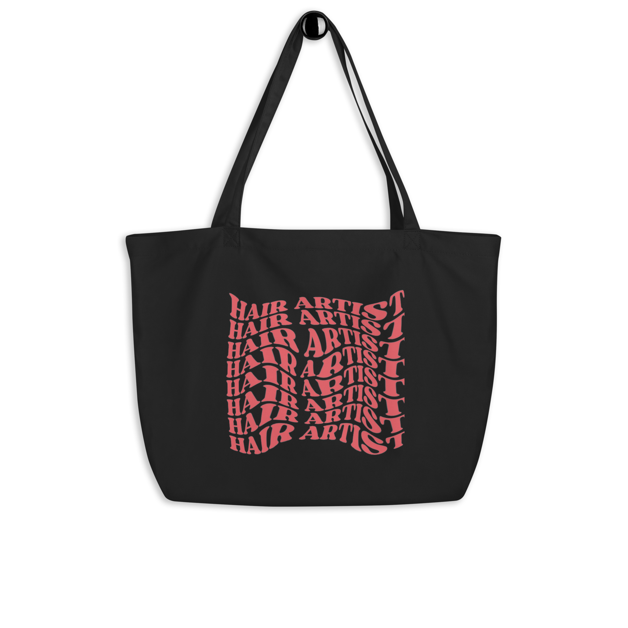 Hair Artist large organic tote bag