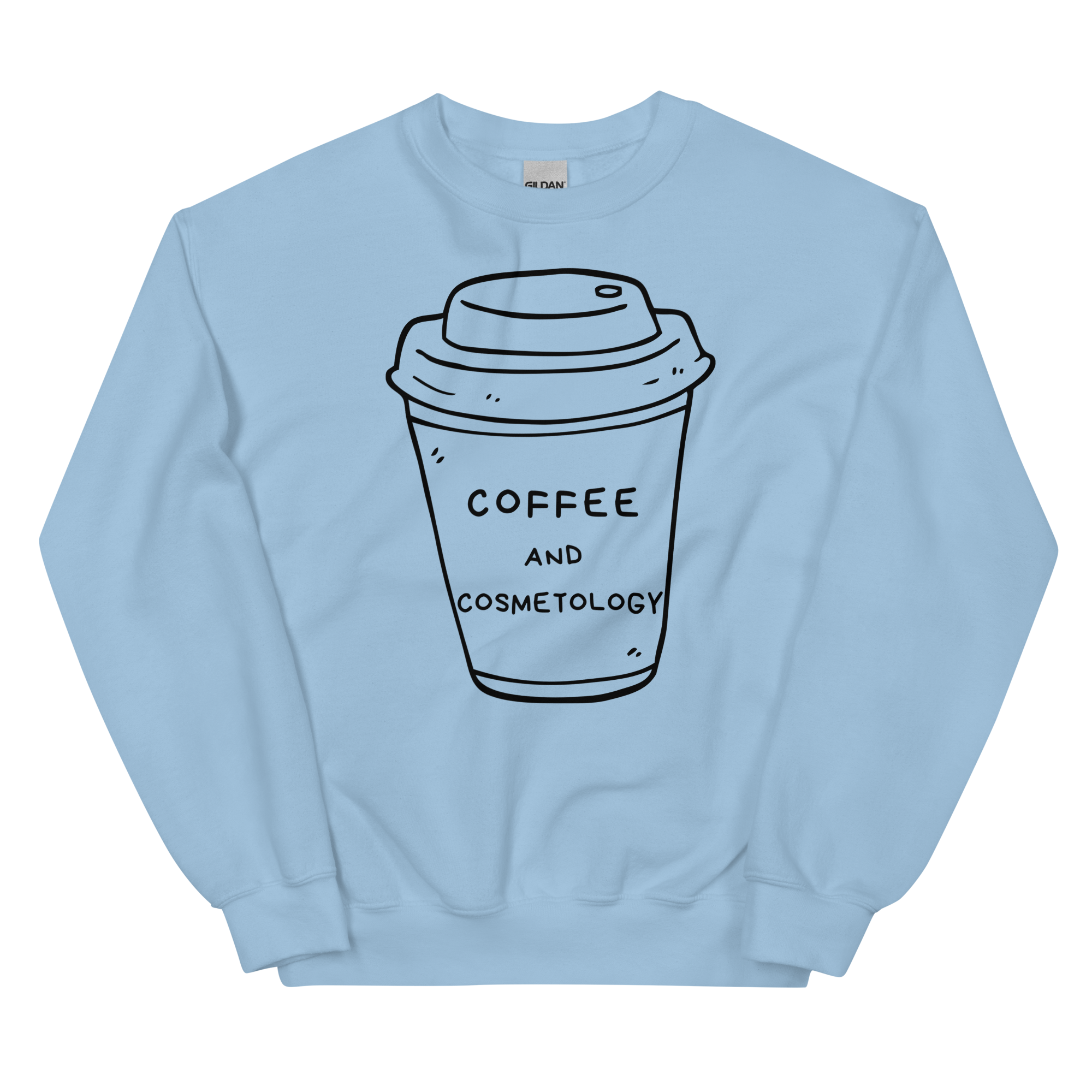 Coffee and Cosmetology Unisex Crewneck Sweatshirt