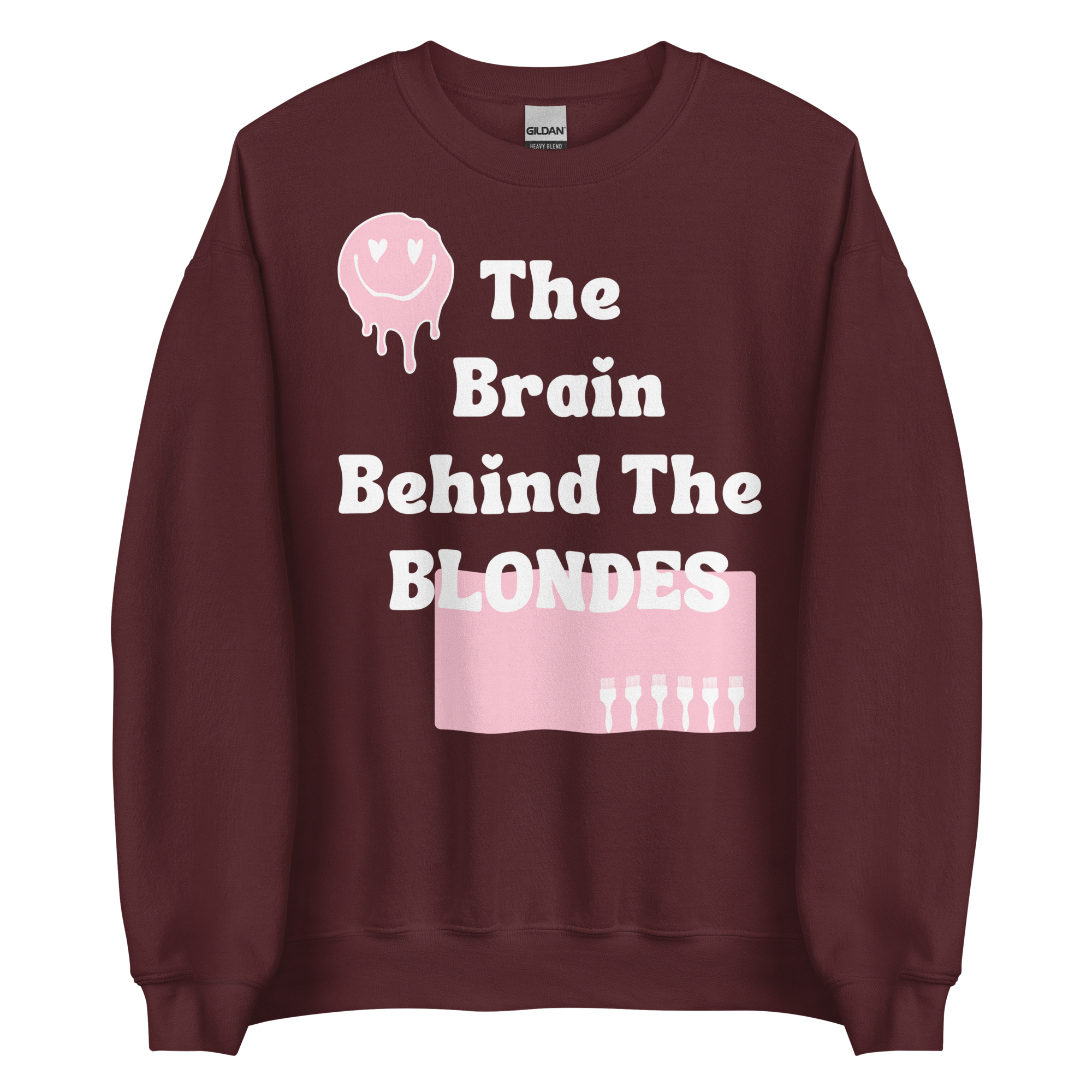 The Brain Behind The Blondes Unisex Crewneck Sweatshirt
