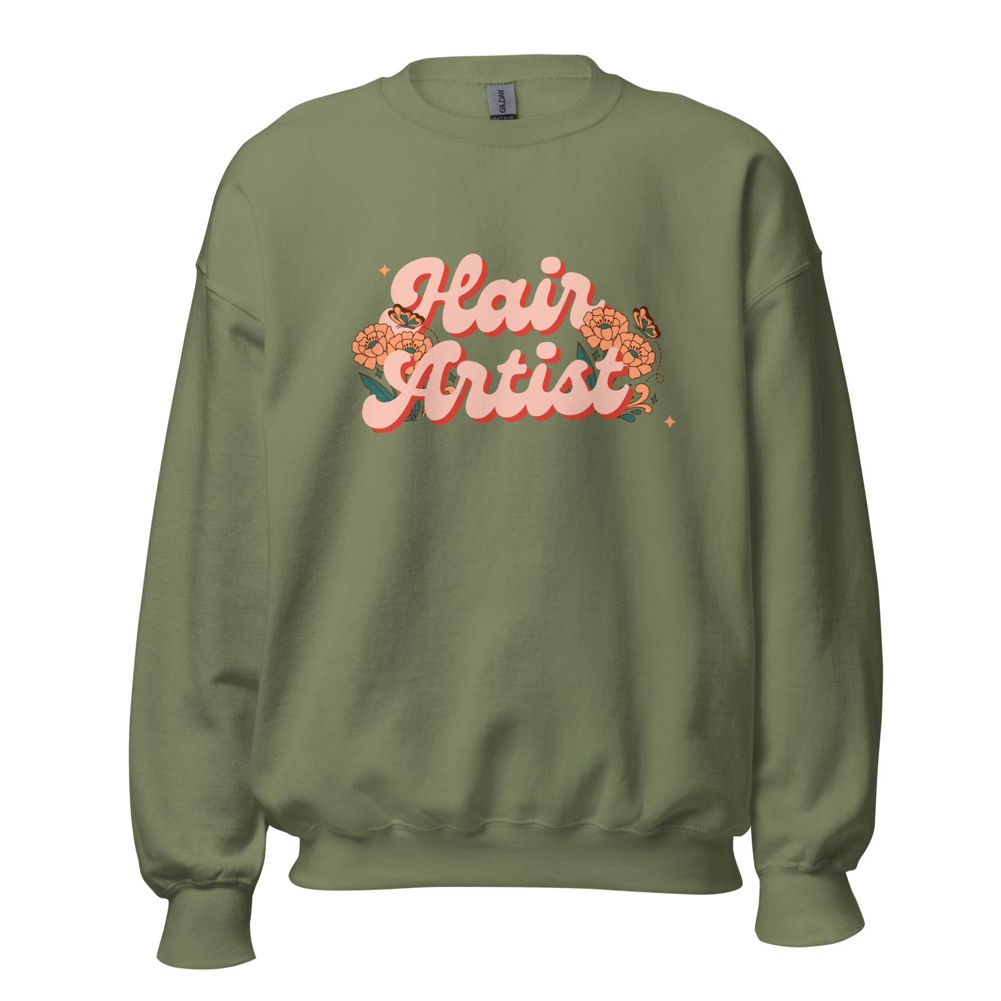 Hair Artist Retro Unisex Crewneck Sweatshirt