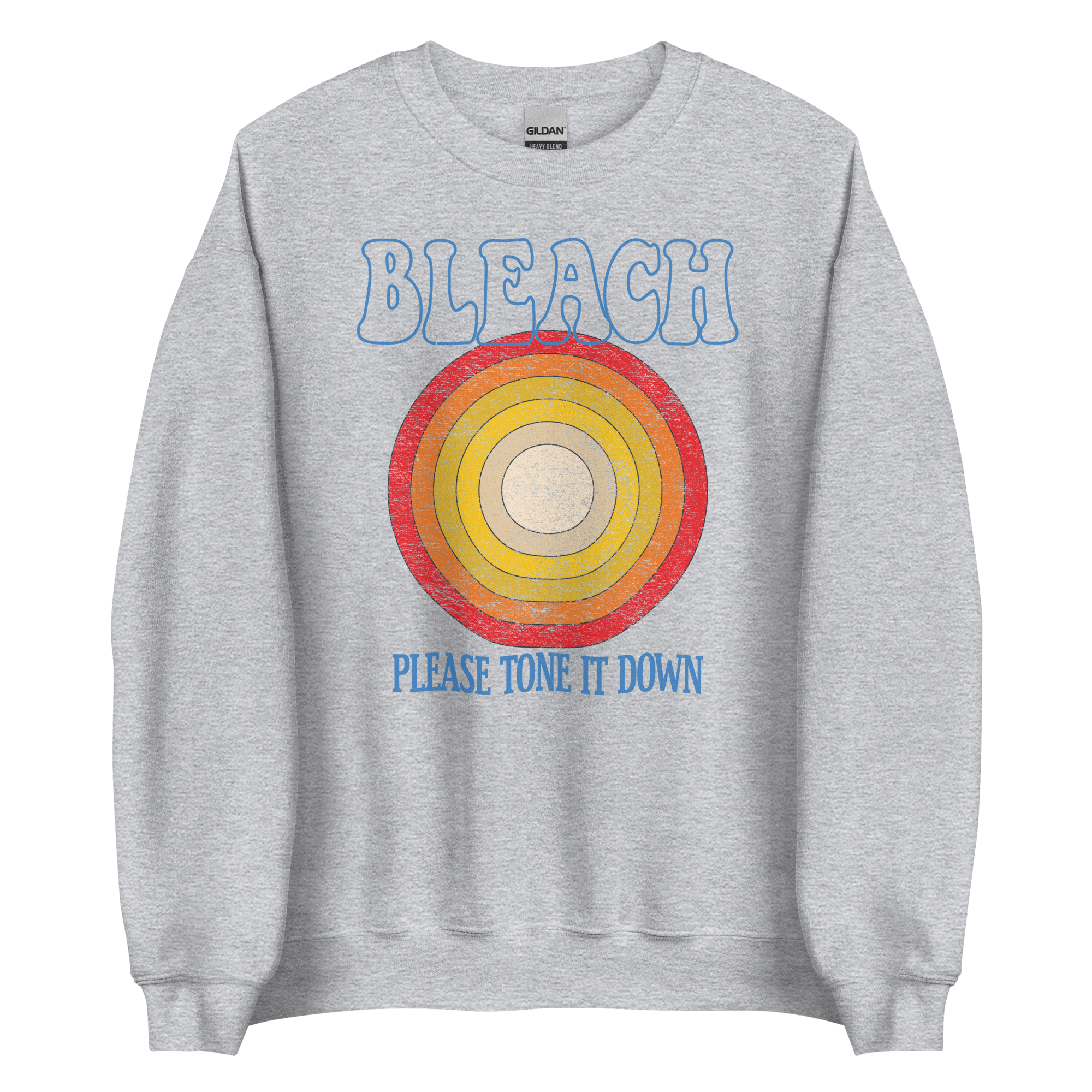 Bleach Please Tone It Down Retro Crewneck Sweatshirt