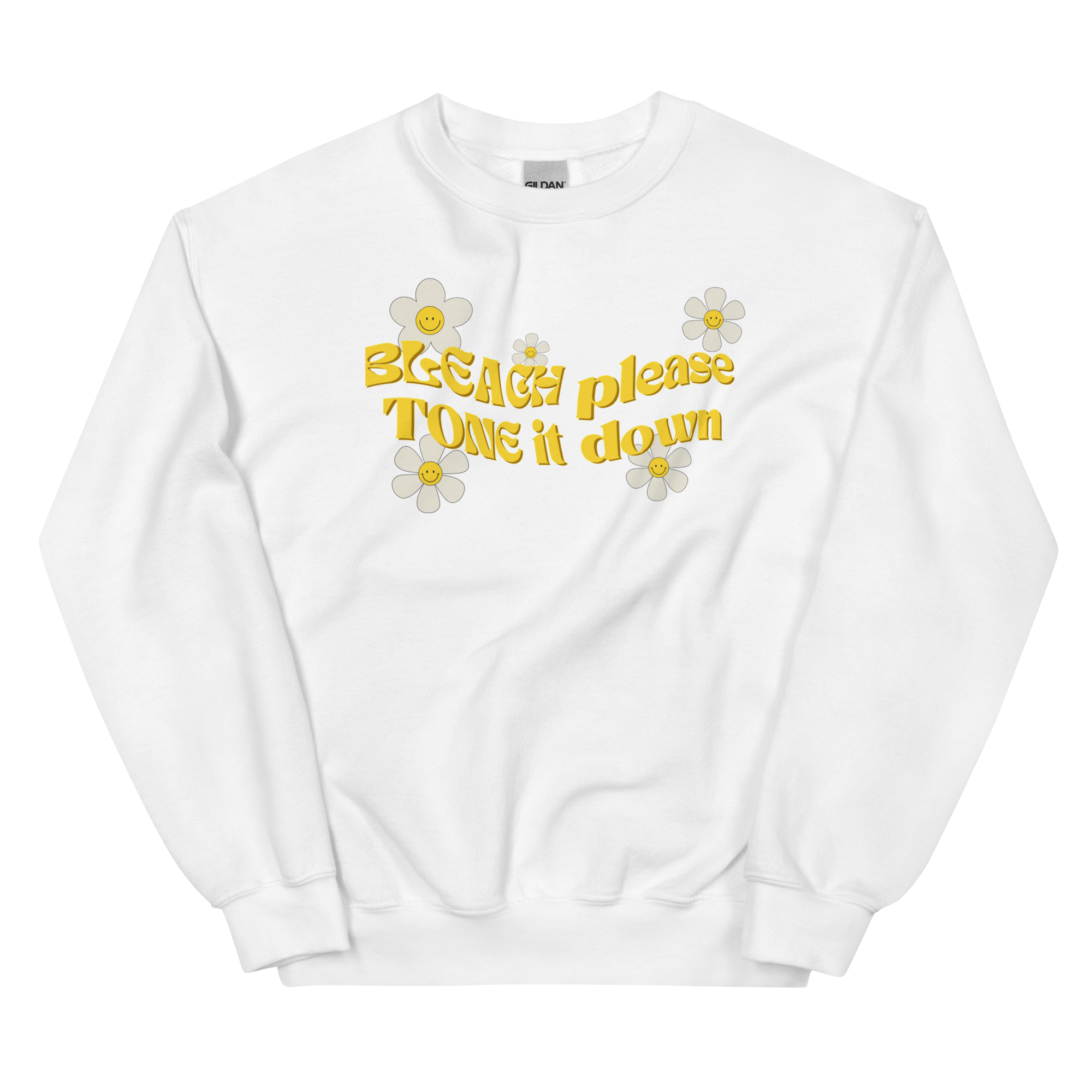 Bleach Please Tone It Down Crewneck Sweatshirt