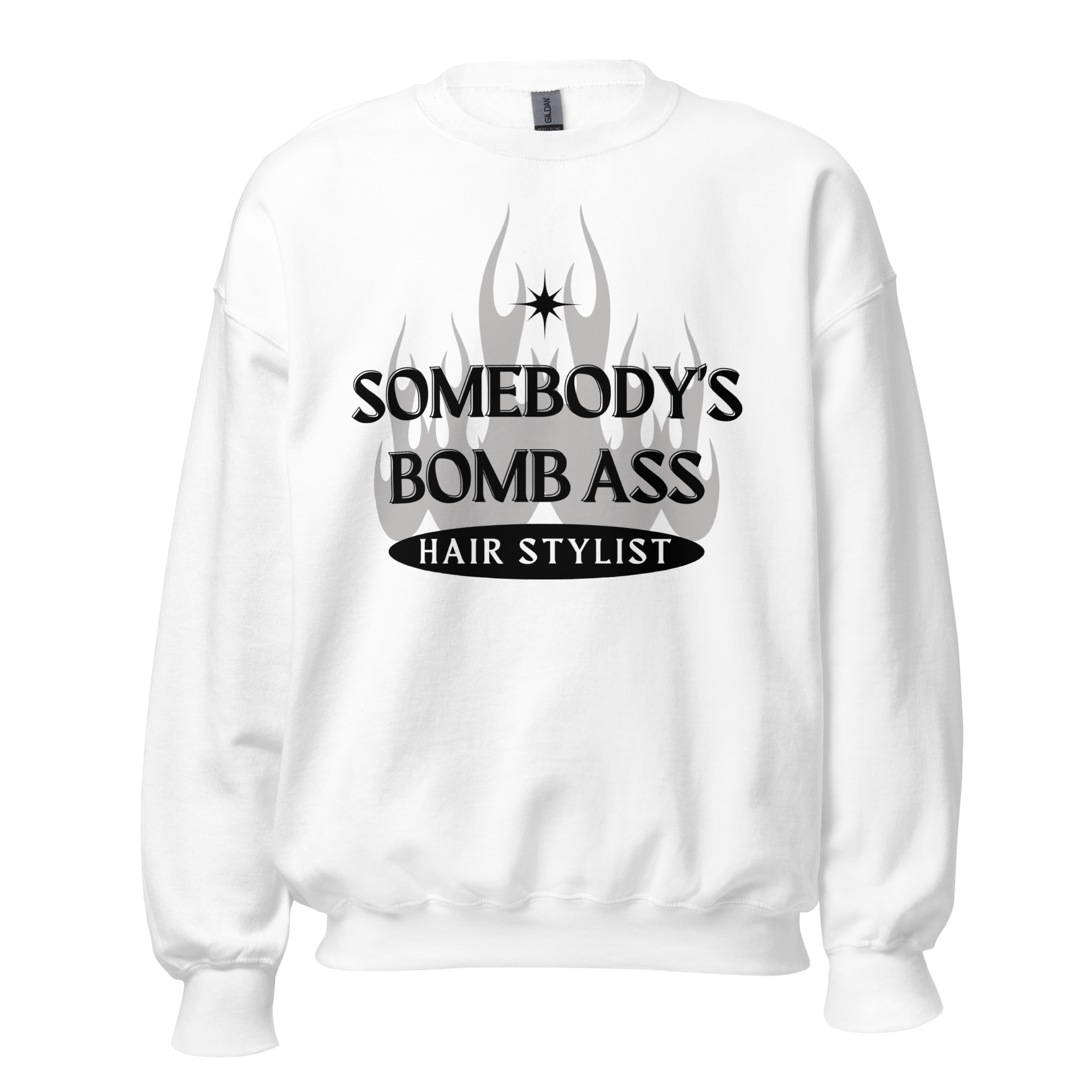 Somebody's Bomb Ass Hairstylist Unisex Crewneck Sweatshirt
