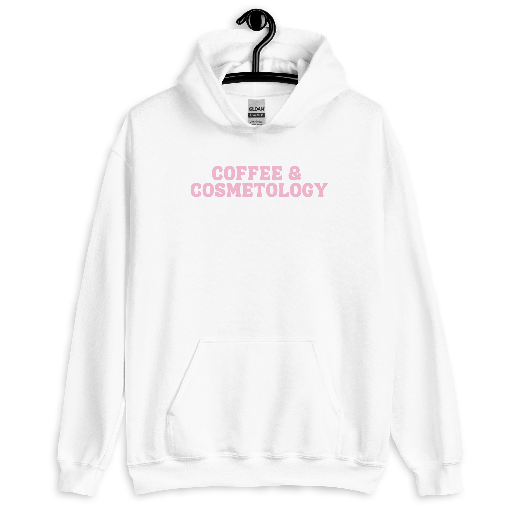 Coffee & Cosmetologist Unisex Drawstring Hoodie